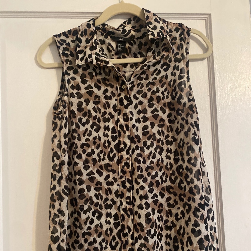 Leopard blouse
